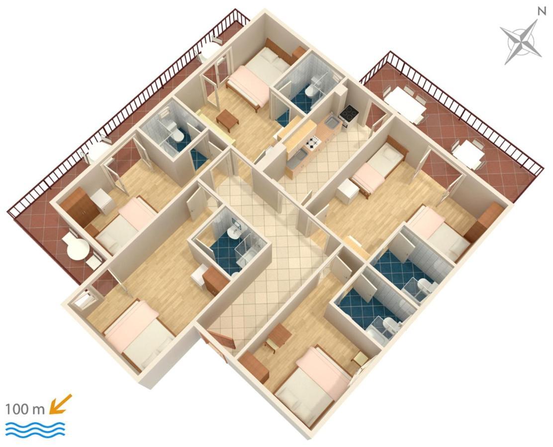 Apartments By The Sea Podaca, Makarska - 516 Luaran gambar