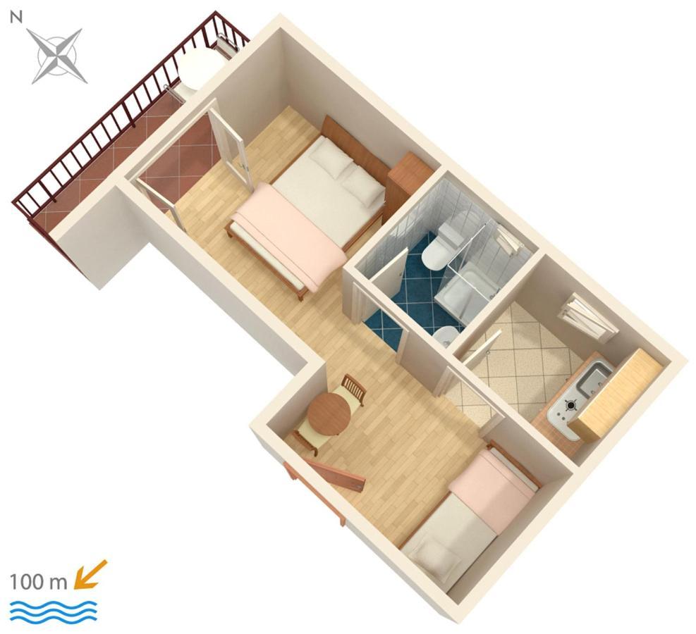 Apartments By The Sea Podaca, Makarska - 516 Luaran gambar